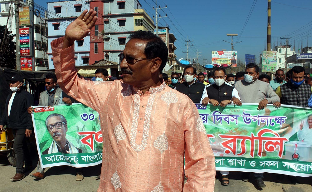 খাগড়াছড়িতে আ’লীগের গণতন্ত্রের বিজয় দিবস উদযাপন