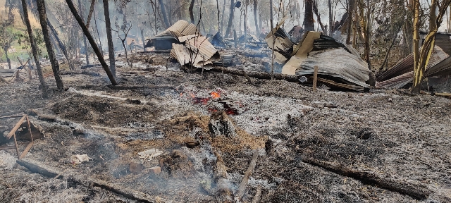বান্দরবানে ভয়াবহ আগুনে পুড়ে গেছে ৭০টি ঘর