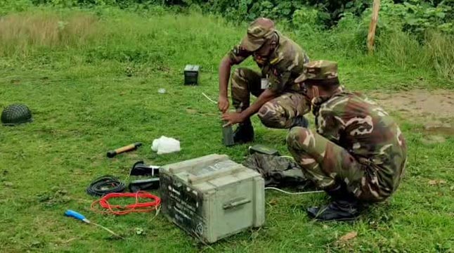 বান্দরবানে পরিত্যাক্ত ২৯ মর্টার বোমা উদ্ধার