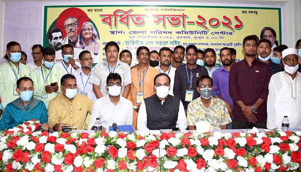 উৎসব আমেজে খাগড়াছড়িতে যুবলীগের বর্ধিত সভা 
