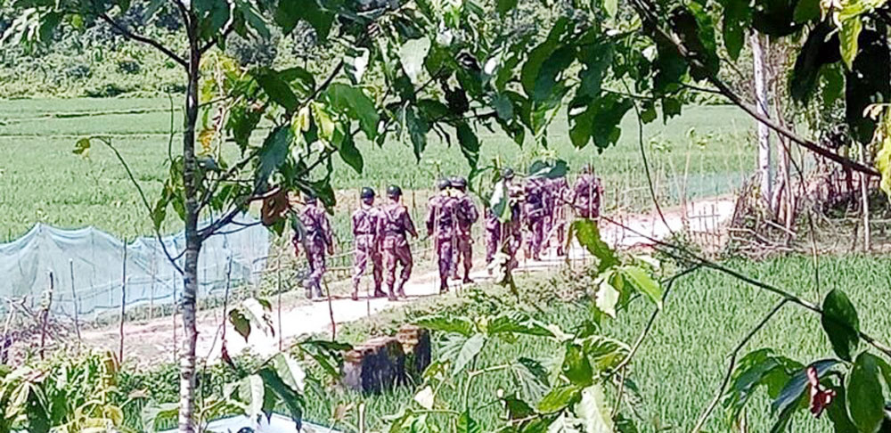 নাইক্ষ্যংছড়িতে টহলরত নিরাপত্তাবাহিনীর উপর জেএসএস’র সশস্ত্র হামলা
