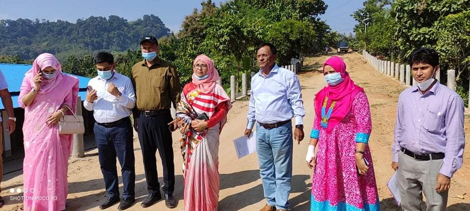 বান্দরবানের বিভিন্ন উন্নয়ন কাজ পরিদর্শন করলেন পার্বত্য সচিব