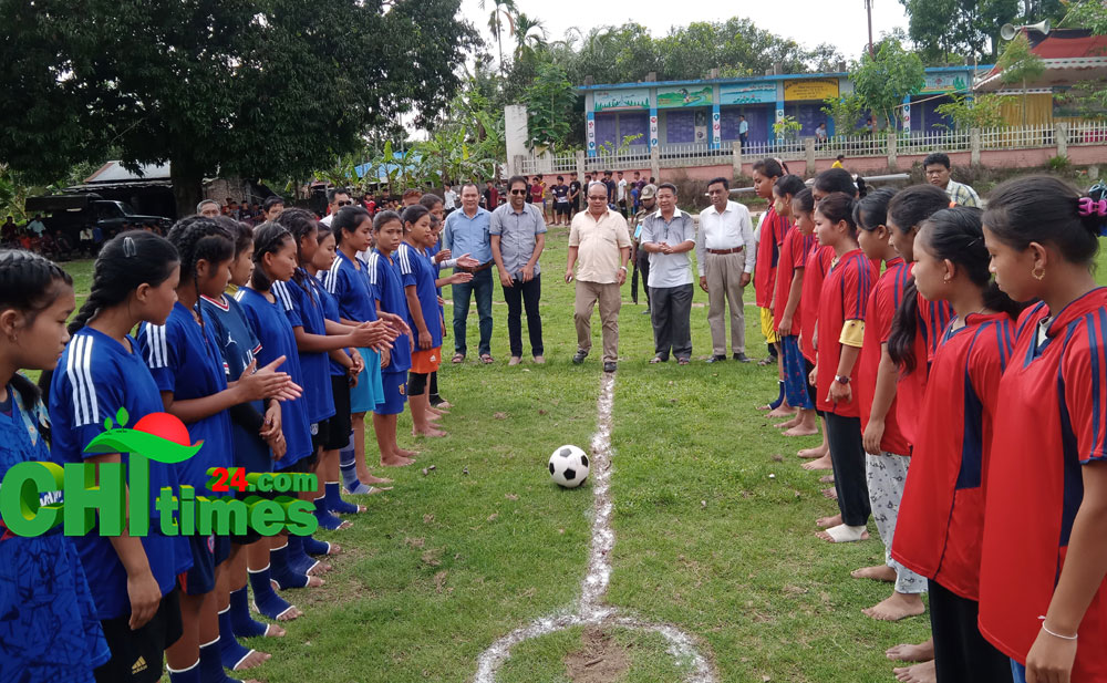 রাজস্থলীতে বঙ্গবন্ধু বঙ্গমাতা ফুটবল টুর্ণামেন্ট’র উদ্বোধন 