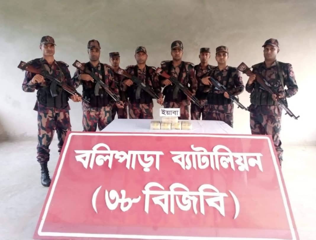 বান্দরবানে বিজিবি'র বিশেষ অভিযানে ৫০ হাজার ইয়াবা উদ্ধার