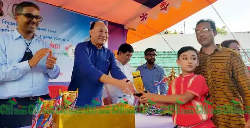 দেশসেরা তাজিমকে সংবর্ধনা দিলো রাঙামাটি জেলা প্রাথমিক শিক্ষা অফিস