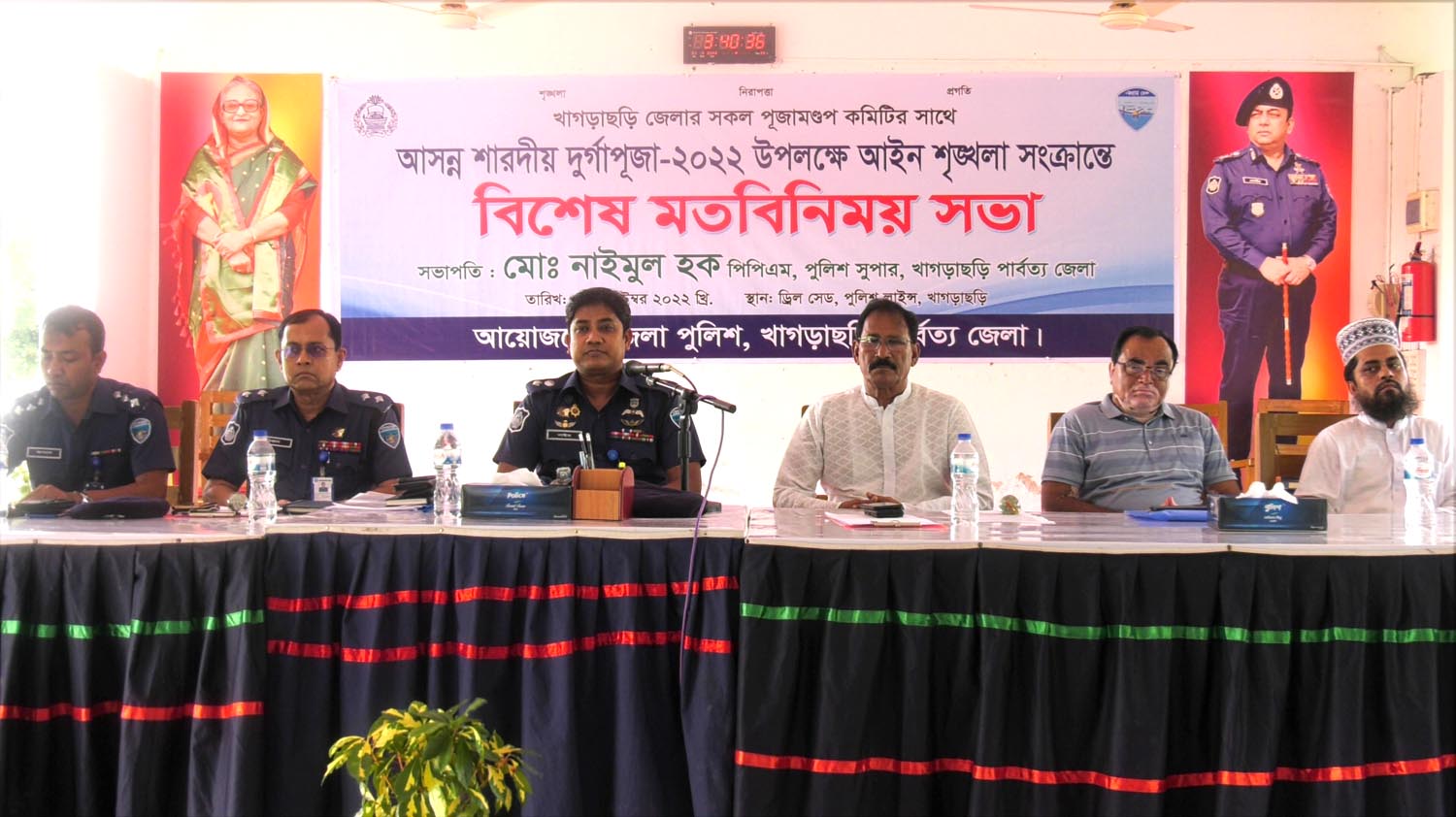 শারদীয়া দূর্গোৎসবে নিরাপত্তায় সজাগ রয়েছে পুলিশ বাহিনী 