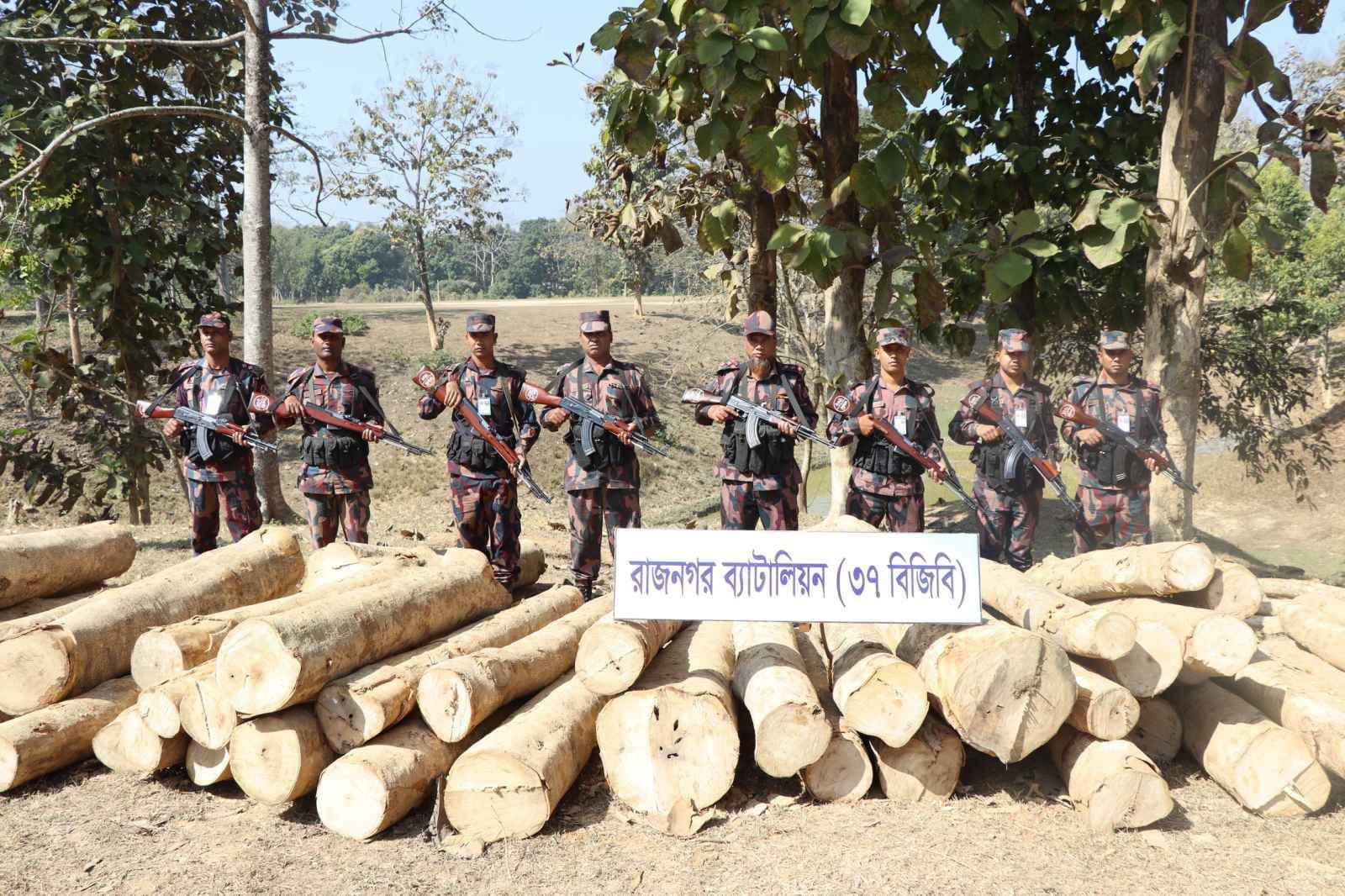 লংগদুতে বিজিবির অভিযানে গোল কাট জব্দ