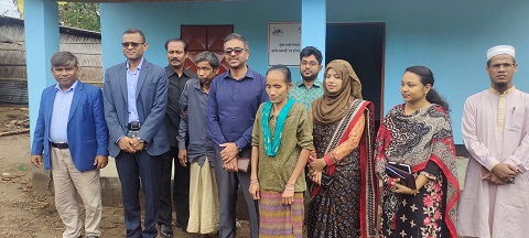 বর্ষার আগেই রাঙামাটির ৪৩৯ পরিবার বুঝে পেলো প্রধানমন্ত্রীর উপহার “ঘর”