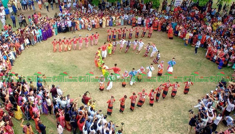 পাহাড়ে পাঁচদিনব্যাপী বিজু-সাগ্রাই-বৈসুক-বিষু-বিহু উৎসব শুরু