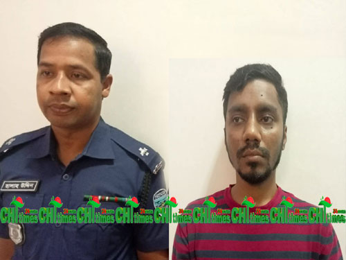 রাঙামাটি থেকে স্বপরিবারে বিদেশে পালানোর সময় সাজাপ্রাপ্ত পলাতক আসামী গ্রেফতার