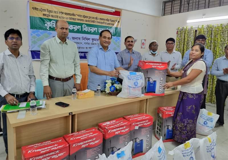  বান্দরবানসহ তিন পার্বত্য জেলা তুলা চাষে খ্যাত;নিখিল কুমার চাকমা