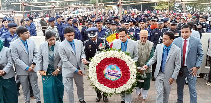 সারাদেশের ন্যায় রাঙামাটিতেও পালিত হয়েছে মহান বিজয় দিবস 