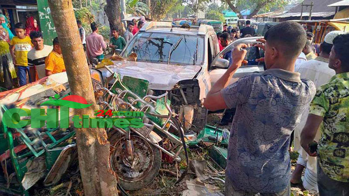 খাগড়াছড়িতে সড়ক দুর্ঘটনায় অটোচালক নিহত