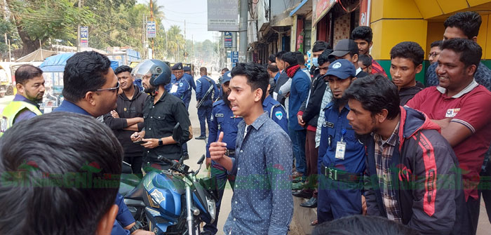 ট্রাফিক আইন ভঙ্গ করায় খাগড়াছড়িতে একদিনে ৪০ মামলা