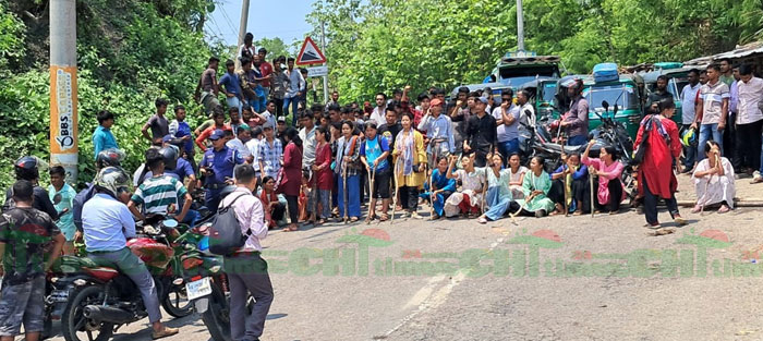 নজিরবিহীন পিকেটিংয়ে রাঙামাটিতে ইউপিডিএফ’র অবরোধ পালন