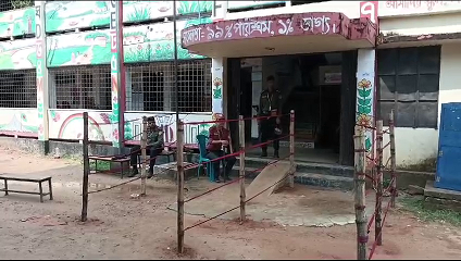 প্রকৃতির বেরসিক আচরনের মধ্যদিয়ে রাঙামাটিতে ভোটগ্রহণ শুরু