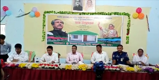 লংগদুতে ১২৬টি গৃহহীন পরিবার পেলো প্রধানমন্ত্রীর উপহারের ঘর
