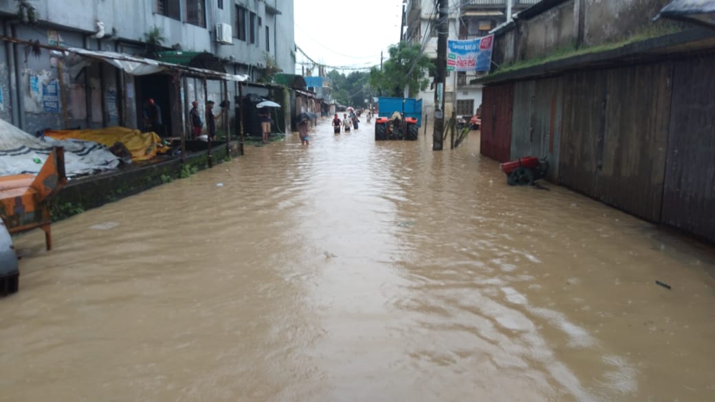 খাগড়াছড়িতে পানিবন্দী মানুষের হাহাকার