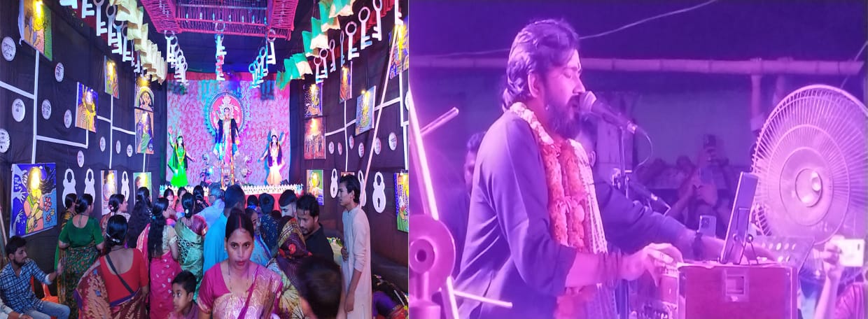 খাগড়াছড়িতে  র্বিজনের মধ্যে দিয়ে শেষ হয়েছে জগদ্ধাত্রী পূজা