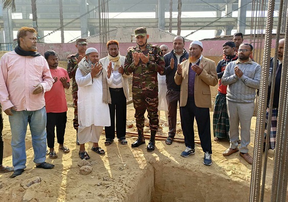 পাঁচ দশক পর কাপ্তাই বাইতুল ইলাহ শাহী জামে মসজিদের উন্নয়ন শুরু