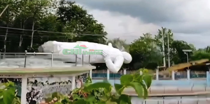 অবশেষে চারদিন পর শেখ মুজিবের ভাস্কর্য অপসারনে সক্ষম হলো ছাত্র-জনতা