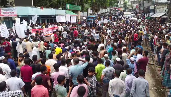 পাহাড়কে বিছিন্ন করার ষড়যন্ত্র করায় ইউপিডিএফকে নিষিদ্ধের দাবিতে পিসিসিপি'র বিক্ষোভ