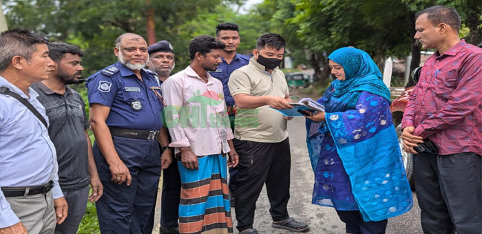 নানিয়ারচরে অবৈধ বালু উত্তোলনে ১ লক্ষ টাকা জরিমানা