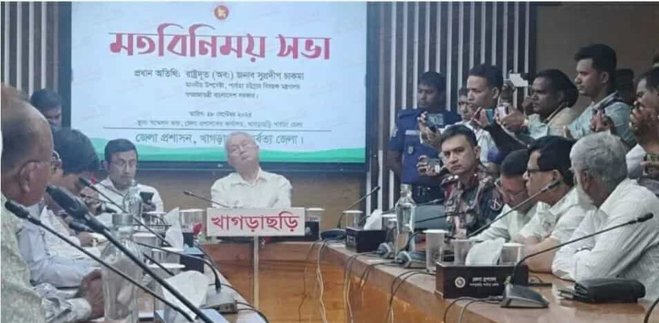 ১৪৪ ধারা ভঙ্গকারীদের বিরুদ্ধে কঠোর ব্যবস্থার নির্দেশ উপদেষ্টা সুপ্রদীপ চাকমার