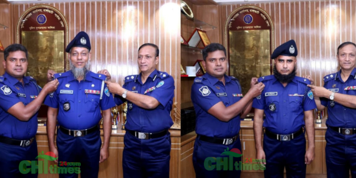 রাঙামাটিতে দুই পুলিশ কর্মকর্তার পদোন্নতি