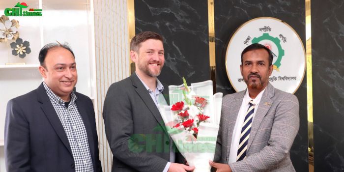 রাবিপ্রবিতে অস্ট্রেলিয়ান হাই কমিশনের প্রতিনিধি দলের সৌজন্য সাক্ষাৎ ও ক্যাম্পাস পরিদর্শন