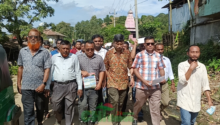 তারেক রহমানের বার্তা নিয়ে কুতুকছড়িতে দীপেন দেওয়ান
