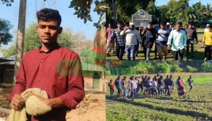রাস্তার অভাবে সাড়ে চার ঘণ্টা রাস্তায় পড়ে রইল মরদেহ