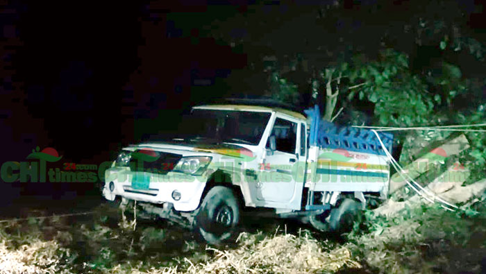 রাঙামাটিতে গাছ বোঝাই মিনি পিকআপ খাদে পড়ে নিহত-২ আহত-১ 