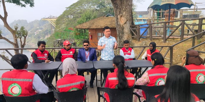 কাপ্তাইয়ে রেড ক্রিসেন্ট যুব কমিটি গঠনের লক্ষ্যে মতবিনিময় সভা