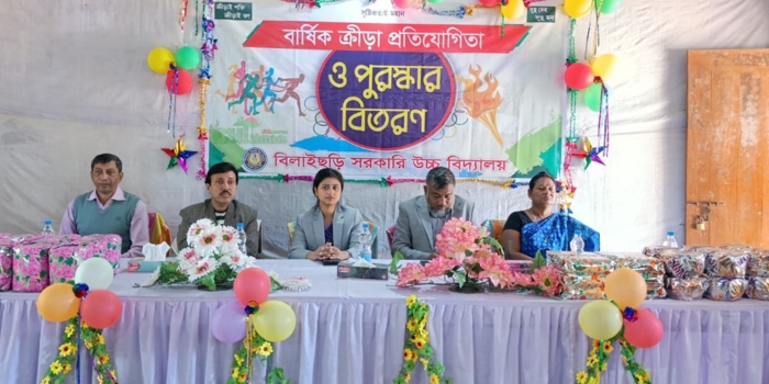 বিলাইছড়ি সরকারি উচ্চ বিদ্যালয়ে বার্ষিক ক্রীড়া প্রতিযোগিতার পুরস্কার বিতরণ