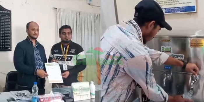 রাঙ্গামাটি জেনারেল হাসপাতালে আধুনিক পানির ফিল্টার উপহার দিলো আস-সুন্নাহ ফাউন্ডেশন