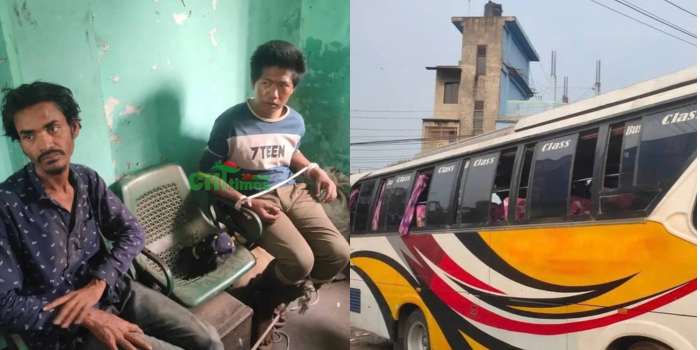 প্রকাশ্য দিবালোকে বাস চুরির চেষ্টা, কলেজ গেইট এলাকা থেকে দুই যুবক আটক