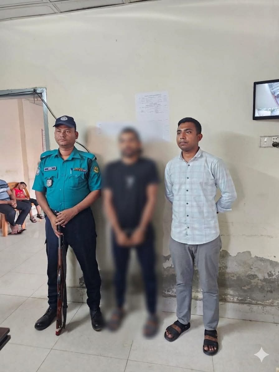 লংগদু থানার অভিযানে সিআর সাজাপ্রাপ্ত আসামী গ্রেফতার