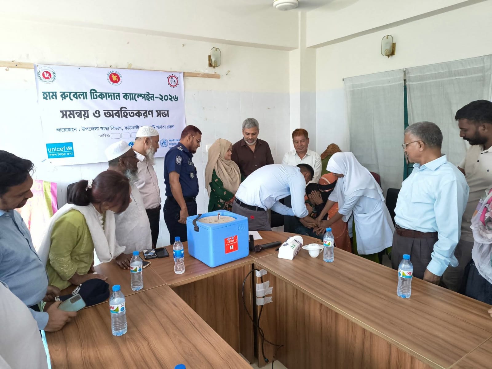 কাউখালীতে হাম-রুবেলা টিকাদান ক্যাম্পেইনের শুভ উদ্বোধন