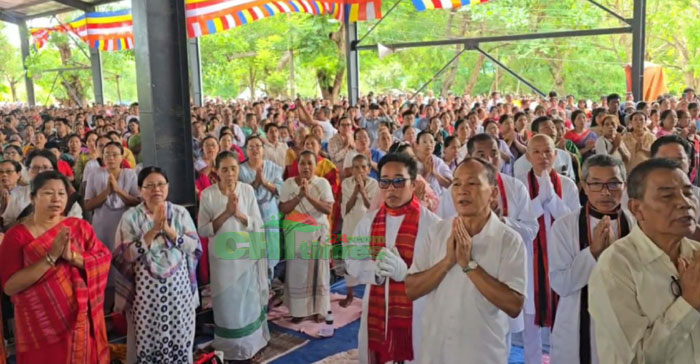 যথাযোগ্য মর্যাদা ও বর্ণাঢ্য আয়োজনে রাঙামাটিতে বুদ্ধ পূর্ণিমা উদযাপন