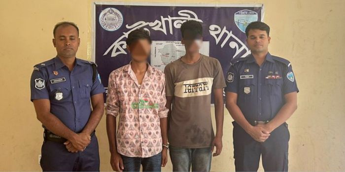 কাউখালীতে বিশেষ অভিযানে অনলাইনে জুয়া খেলায় জড়িত ২ যুবক গ্রেফতার
