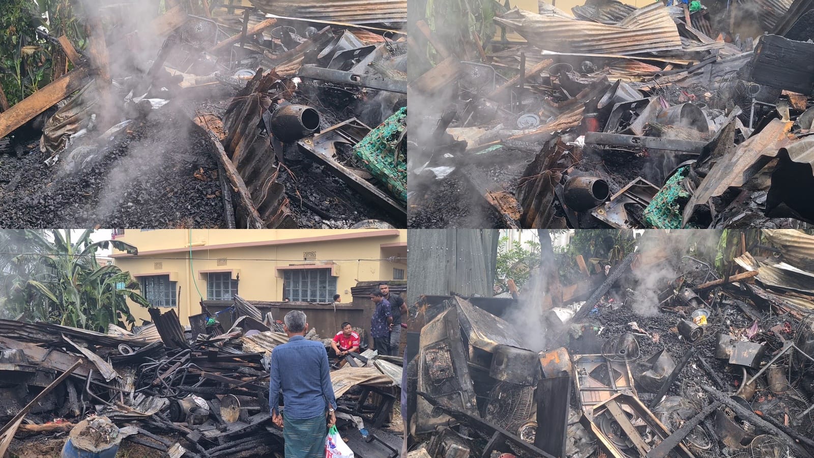 রাঙ্গামাটির কল্যাণপুরে আগুনে পুড়ল দুই দোকান, ক্ষতি প্রায় ১৫ লাখ টাকা