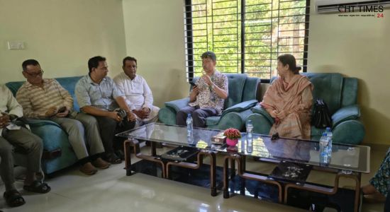 বেতবুনিয়া কলেজ পরিদর্শনে এমপি দীপেন দেওয়ান