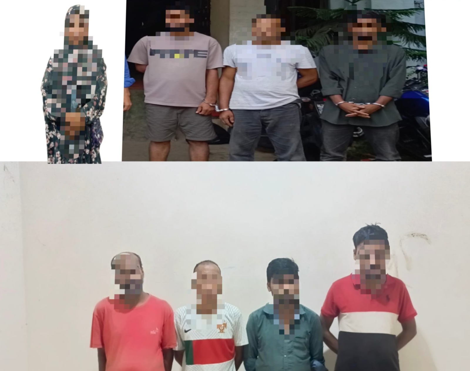 রাঙামাটিতে কোতয়ালী থানার বিশেষ অভিযানে মাদক কারবারী-সেবীসহ গ্রেপ্তার ৮