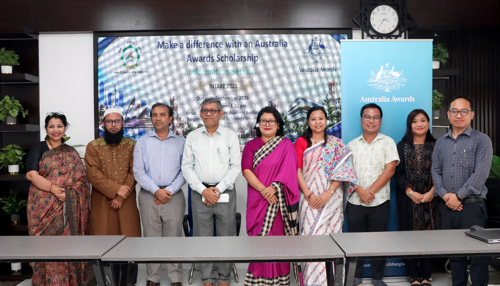 ‎উচ্চশিক্ষার সুযোগ নিয়ে রাবিপ্রবিতে Australia Awards Scholarship-এর তথ্যসেশন