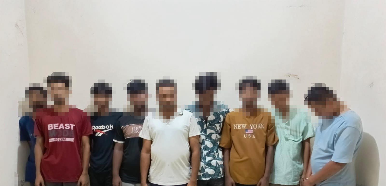 কোতয়ালী থানার বিশেষ অভিযানে যুবলীগ নেতাসহ আটক ৯