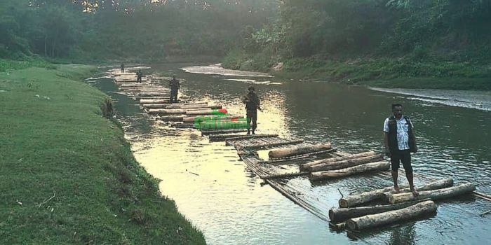 খিরাম ক্যাম্পের অভিযানে ৩০ লাখ টাকার অবৈধ কাঠ ও বাঁশ জব্দ