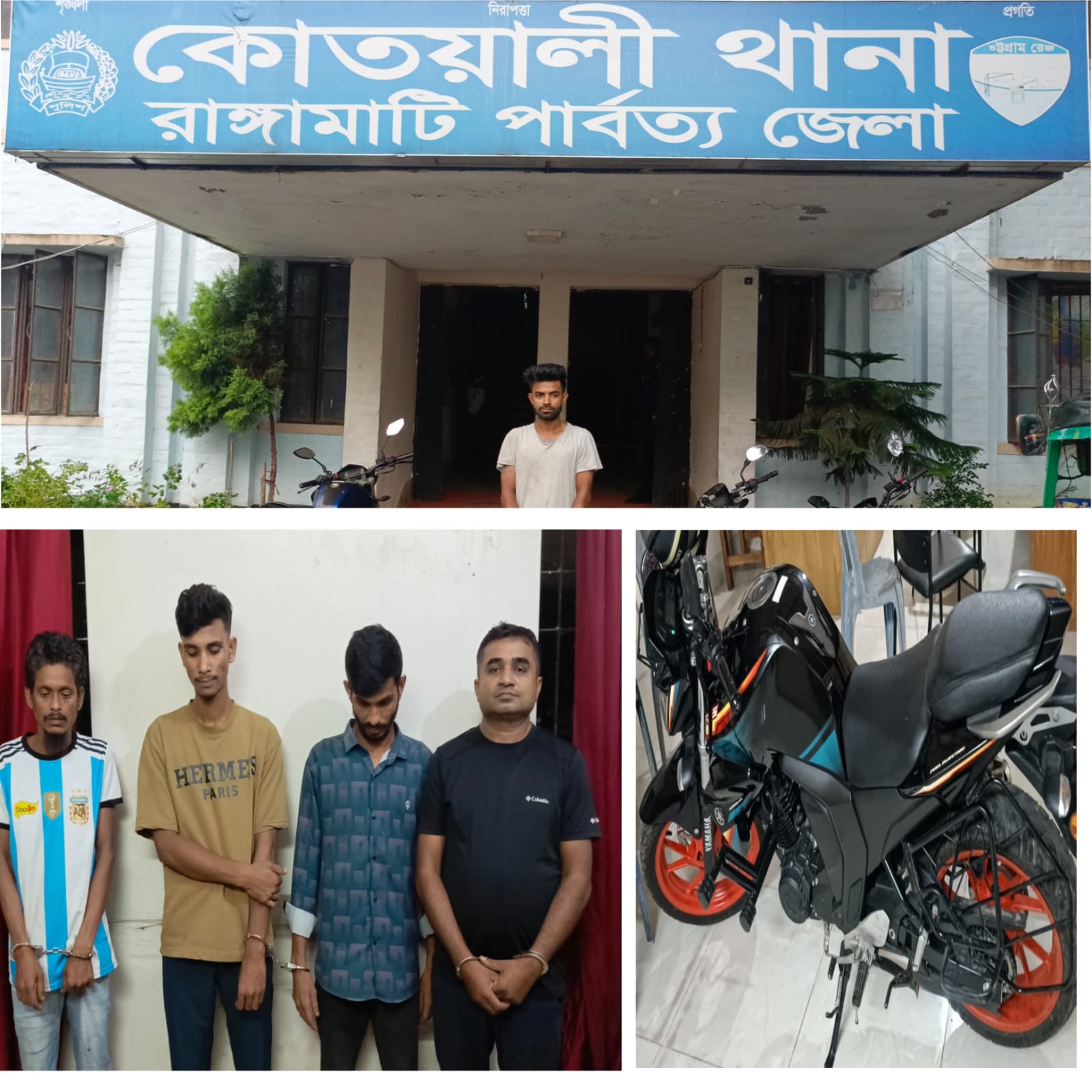 কোতয়ালী পুলিশের বিশেষ অভিযানে যুবলীগ নেতা ঝিল্লোলসহ গ্রেপ্তার ৫